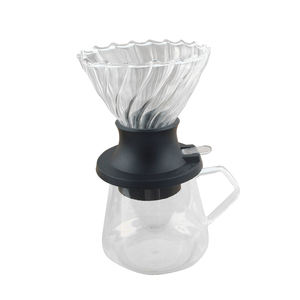 Filtre à café en verre à dégoulinement manuel, filtre à café réutilisable à dégoulinement manuel - Product Image 4