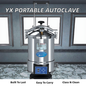 Sterilizzatore a Vapore Portatile YX ad Alta Prestazione, <span class=keywords><strong>Autoclave</strong></span> 18L/24L Classe <span class=keywords><strong>N</strong></span> 2025 2KW 105-126°C, Miglior Prezzo per Ospedali - Product Image 2
