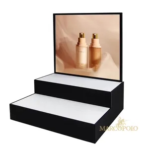 POP Cosmetic Counter Display Acrylic Makeup Organizer Display Racks Perfume Display For Store