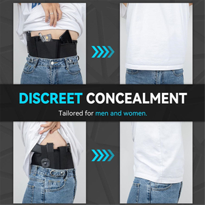 Ban nhạc bụng bao da cho giấu mang theo <span class=keywords><strong>Taurus</strong></span>, ruger, SIG, và nhiều hơn nữa-Breathable Neoprene dây thắt lưng Bao Da cho hầu hết các khẩu súng lục ổ quay - Product Image 3