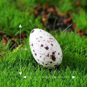 Artificial <strong>Bird's</strong> <strong>Nest</strong> Rattan Birdhouse <strong>Bird</strong> Eggs Miniature Easter Decorations Mini Garden Accessory Home Decor - Product Image 4