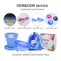 Disque menstruel en silicone médical CE Private Label Furuize, anneau vaginal pour les règles, disque menstruel Copa