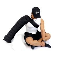Masseur de jambe à compression d'air unique à 12 chambres machine de massage par pression avec pantalon pour jambe de pied hanche taille inférieure