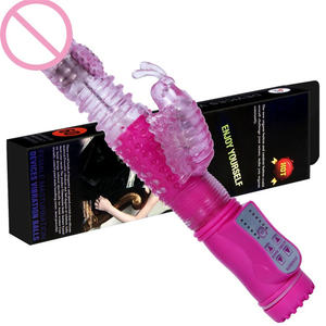 Medische Siliconen Tpe Materiaal Vibrerende 360 Rotatie Stoten Vibrerende Konijn <span class=keywords><strong>Dildo</strong></span> Bij Vibrators Voor Vrouwen Realistische Seksspeeltjes - Product Image 6