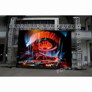 Indoor Outdoor Waterproof HD 500x1000 Complete System Concert Stage Rental Background P3.91 Panel Video Wall Led Display Screen