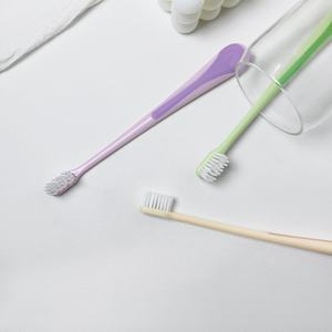 UUYP <span class=keywords><strong>Brosse</strong></span> à dents de luxe délicate pour les gencives, jetable, écologique, à poils <span class=keywords><strong>extra</strong></span> doux, nettoyage oral avancé, nettoyage oral en vrac pour la maison - Product Image 3