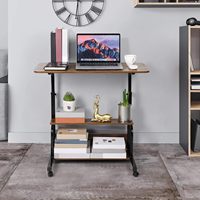 Vente en gros Table d'ordinateur portable pliable multifonctionnelle Table de travail mobile Table de bureau à hauteur réglable