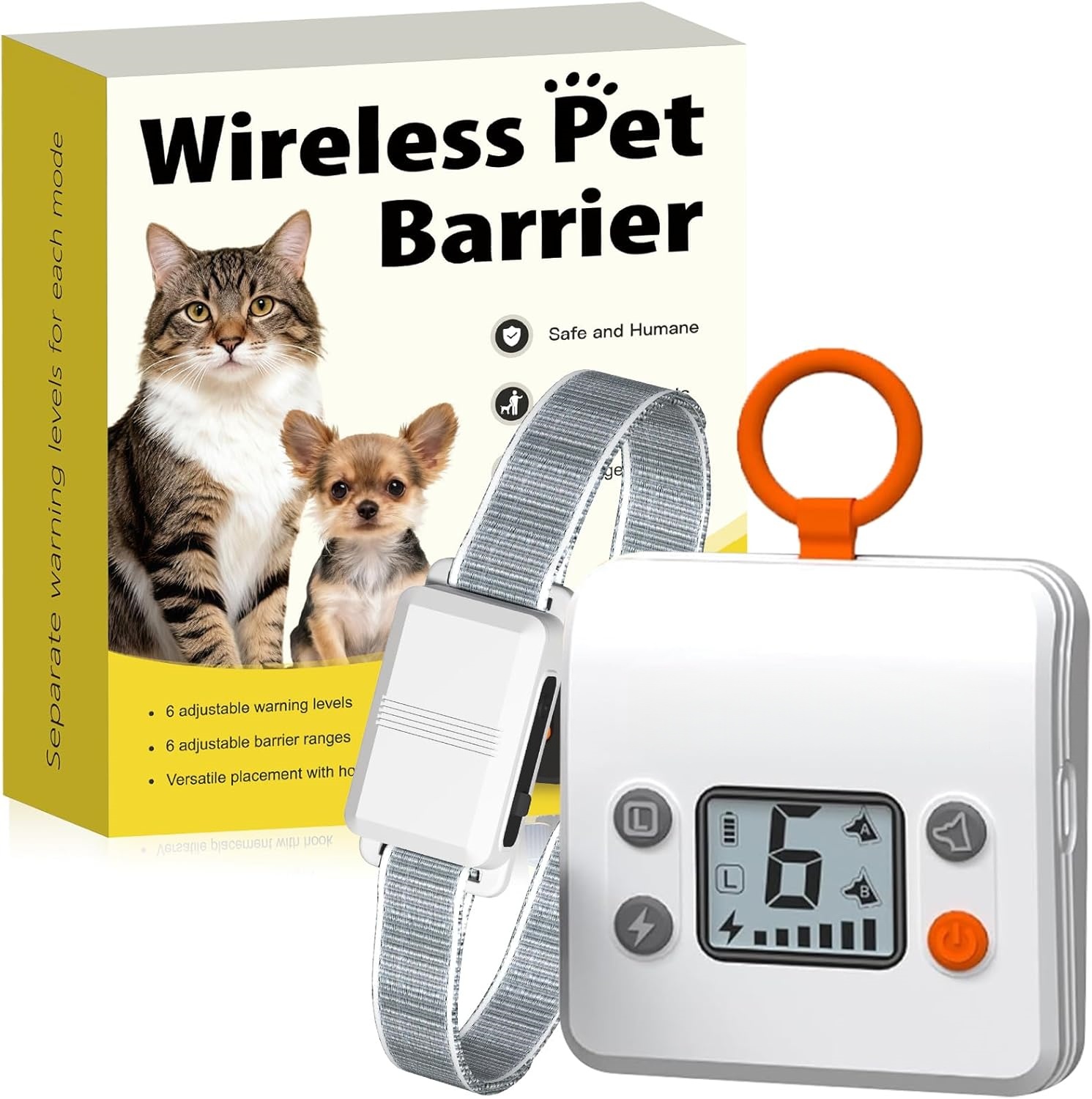 MiMo Pet B1s Electric Wireless Barrier Fence - Dog Training Equipment Supplies