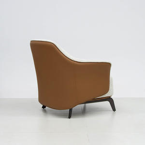 <b>Vintage</b> Custom Living Room Fabric Leather Upholstery Armchair Comfortable Sofa <b>Chair</b> for Bedroom Hotel Leisure Single Sofa <b>Chair</b> - Product Image 2
