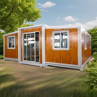 Vente en gros usine – Maison conteneur modulaire préfabriquée, entièrement meublée, à construction rapide, extensible, petite maison mobile 2-3 chambres