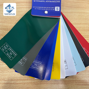 Bâche de camion en tissu PVC enduit imperméable et ignifuge de couleur verte et bleue 600 g/m² <span class=keywords><strong>pour</strong></span> <span class=keywords><strong>remorque</strong></span> - Product Image 2