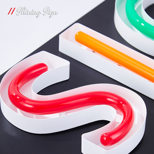 Custom 360 Degree Glow LED Acrylic <strong>Neon</strong> Sign Custom Logo <strong>Text</strong> Design for Home Bar Cafe Restaurant Wall Decor - Product Image 6