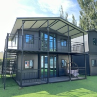 Prix d'usine – Maison conteneur à deux étages de 20 pieds avec design moderne pour bureau, atelier et logement