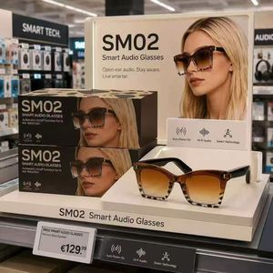 แว่นตาอัจฉริยะสำหรับขี่จักรยาน SM02 สีสันสดใส คุณภาพเสียงคมชัด แว่นกันแดดสำหรับเล่นกีฬา ควบคุมด้วยระบบสัมผัส ตรวจจับการเคลื่อนไหวของหู - Product Image 4