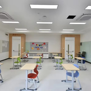 Đồng nhất PVC Sàn Vinyl/bao gồm t lớp chống mài mòn cho trường học/Thư Viện/lớp học vv - Product Image 1