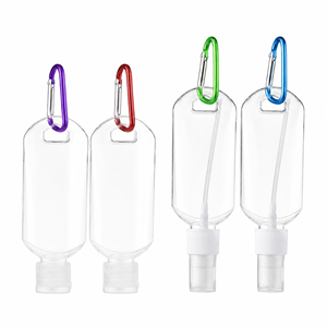 Flacone PET Piatto da 50ml all'Ingrosso, Contenitore Ricaricabile Portatile con Erogatore a Pompa <span class=keywords><strong>per</strong></span> Dispenser di Sapone Liquido da Viaggio - Product Image 2