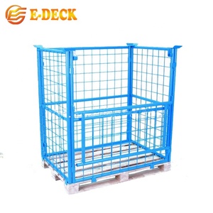 Bán Chạy Nhất <span class=keywords><strong>Stackable</strong></span> Thép Lưu Trữ Tùy Chỉnh Châu Âu Dây Lưới Pallet Lồng - Product Image 3