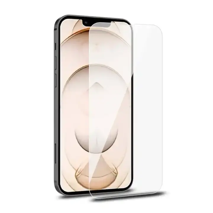 2.5D 21D 9H Ultra sottile HD trasparente antigraffio per cellulare protezione dello schermo in vetro temperato per iPhone 14 15 Pro Max Plus