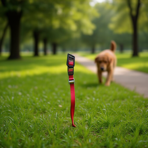 Guinzaglio per Animali Domestici Monocolore con Manico Singolo, Spessore 1,0 cm - Product Image 2