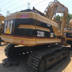 รถขุดไฮดรอลิกแบบตีนตะขาบ CAT 320B มือสอง ขนาด 20 ตัน สำหรับงานก่อสร้าง - Product Image 1
