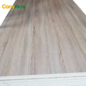 Tablero de partículas de melamina de alta densidad para muebles, 4x8, fabricantes de Chipboard