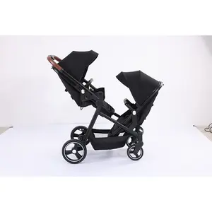 Double Baby Prams Extremely Popular Twin Strollers Factory Customized Kids Pushchair