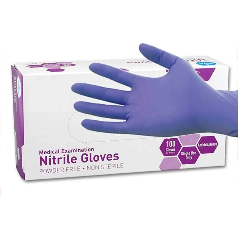Guanti in Nitrile sintetico viola Nitrile guanti monouso rosa malesia 100 pezzi
