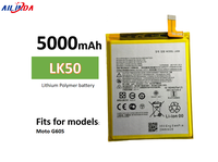 Batterie d'origine au lithium-ion Ilinda New 5000mAh pour téléphone Motorola G60S Batterie de téléphone LK50 Batteries de téléphone