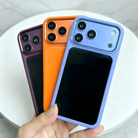Nouvelle coque de téléphone universelle antichoc à grand trou en matériau personnalisé 2026, compatible avec les iPhone 18/17 Pro/16/15, pour personnalisation DIY