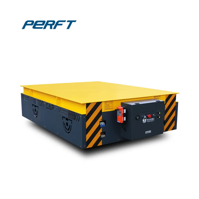 중국 공급 포트 컨테이너 처리 배터리 작동 무트랙 이송 카트 120 톤