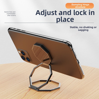 Penyangga Cincin Logam Ultra Tipis |   360 °   Penyangga Lipat Putar |   3-Axis Bare Phone Feel |   B81 Penyangga Ponsel Magnetik Universal