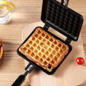 Traditional <b>Waffle</b> <b>Maker</b> Pan Mold Waffler Press Plate Cooking Baking Tool - Product Image 4