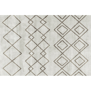 Alfombra de Estilo Italiano EIFFEL HOME, Patrón Geométrico, Fibra de Poliéster, Lavable, Pelo Mediano, Respaldo de Polipropileno, para Sala de Estar - Product Image 2