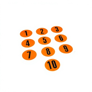 Conos de Actividades de Aprendizaje para Interiores y Exteriores y Marcadores de Números Antideslizantes para Niños Pequeños - Product Image 1