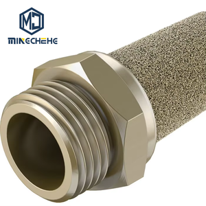 Silencieux pneumatique industriel AMTE-M-LH-G14, filetage G1/4, silencieux d'échappement en métal, réducteur de bruit pour système d'automatisation de compresseur d'air - Product Image 1