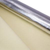 Tissu en aluminium enduit d'aramide, tissu en para-aramide ignifuge, résistant aux flammes, résistant aux hautes températures, tissu d'isolation thermique