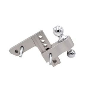 Soporte de Bola de Remolque Ajustable de Aluminio Thinkwell, Enganche de Remolque de Doble Bola, 4 Orificios, Accesorios para Automóviles de Alta Resistencia - Product Image 2