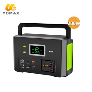 Wholesale 200W Universal Camping Emergency Power Supply Portable Station <b>Solar</b> <b>Generator</b> Bank for Outdoor K200 Lithium Ion Batte - Product Image 1