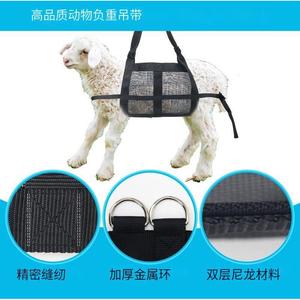 Bolsa de pesaje para mascotas, ajustable, de nailon, para animales pequeños, perros, terneros, con diseño de cuerda de seguridad - Product Image 2