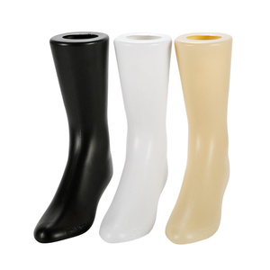 Vente en gros de présentoir en plastique pour chaussettes taille adulte pour hommes présentoir de chaussures mannequin pour pied taille homme - Product Image 1