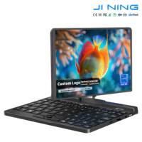 Ordinateur portable de poche en promotion, 8 pouces, Intel N95, 12 Go, 256 Go SSD, écran tactile rotatif à 360°, mini-ordinateur portable en métal, WiFi 6, livraison rapide