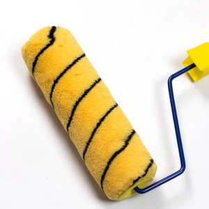 Bộ Con Lăn Sơn kết cấu Sáng Tạo-9 "bàn chải in động vật + khay phù hợp | tay cầm màu vàng chống trượt-nghệ thuật treo tường thiết yếu" - Product Image 6