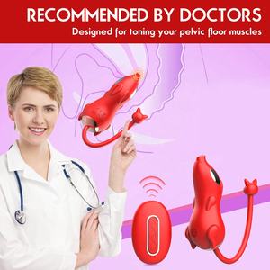 Kabelloses Steuergerät mit 10 Frequenzen, Elektroschock-Vibration, G-Punkt-Stimulation, tragbares japanisches Masturbationsgerät für Frauen - Product Image 4