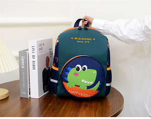 Túi đi học trẻ em mới 2-6 tuổi mẫu giáo mẫu giáo Kích thước lớp Ba lô bé trai và bé gái dễ thương Túi khủng long hoạt hình - Product Image 3