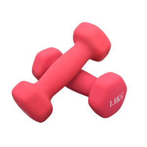 Juego <span class=keywords><strong>de</strong></span> mancuernas cubiertas <span class=keywords><strong>de</strong></span> neopreno para mujer, pesas <span class=keywords><strong>de</strong></span> mano para yoga, entrenamiento aeróbico, entrenamiento en casa y escultura corporal - Product Image 1