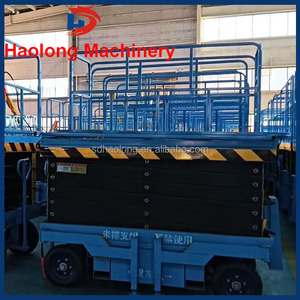 Giàn giáo xây dựng tùy chỉnh, thang máy cắt kéo thủy lực điện, nền tảng nâng hàng hóa để bán - Product Image 6