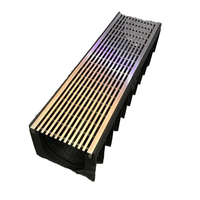 Gouttière de drainage en acier inoxydable 304 de haute qualité, innovante, à haut débit, personnalisée pour les espaces publics avec couvercle amovible