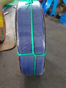 Tuyaux de refoulement d'eau plats en <span class=keywords><strong>PVC</strong></span> bleu renforcé haute résistance pour piscines et irrigation agricole - Product Image 5