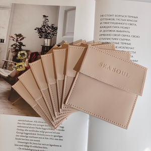 Bolsas de embalaje de joyería de cuero con logotipo personalizado en stock, bolsas de embalaje de joyería con logotipo para pendientes, collares, pulseras - Product Image 1