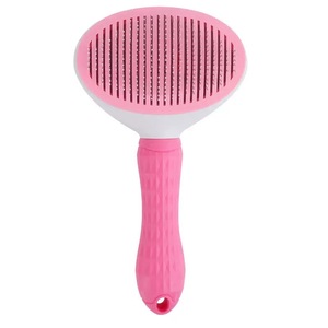 <span class=keywords><strong>Brosse</strong></span> à raser <span class=keywords><strong>automatique</strong></span> <span class=keywords><strong>pour</strong></span> <span class=keywords><strong>chien</strong></span> et chat en acier inoxydable doux de haute qualité, peigne de toilettage <span class=keywords><strong>pour</strong></span> animaux de compagnie <span class=keywords><strong>pour</strong></span> éliminer les poils de <span class=keywords><strong>chien</strong></span> - Product Image 4